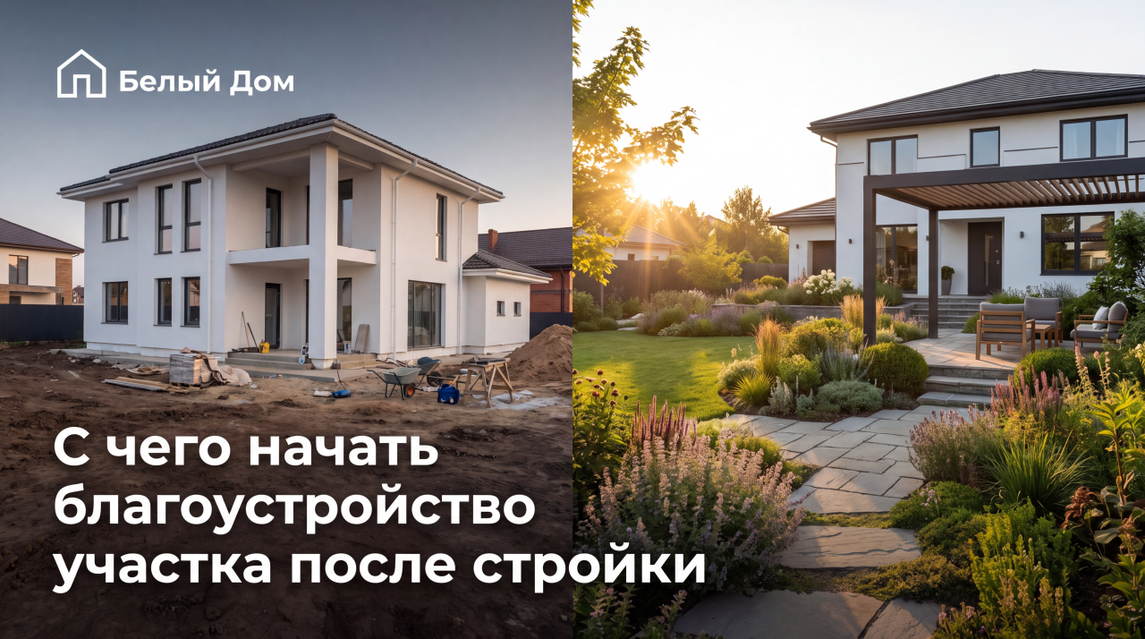  С чего начать благоустройство участка после стройки: порядок работ без лишних расходов.