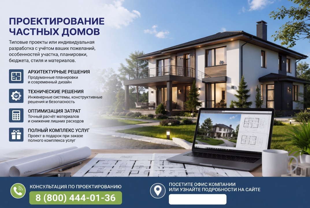 Если вы ищете, где заказать проект частного дома, обратите внимание на компанию «Белый Дом»