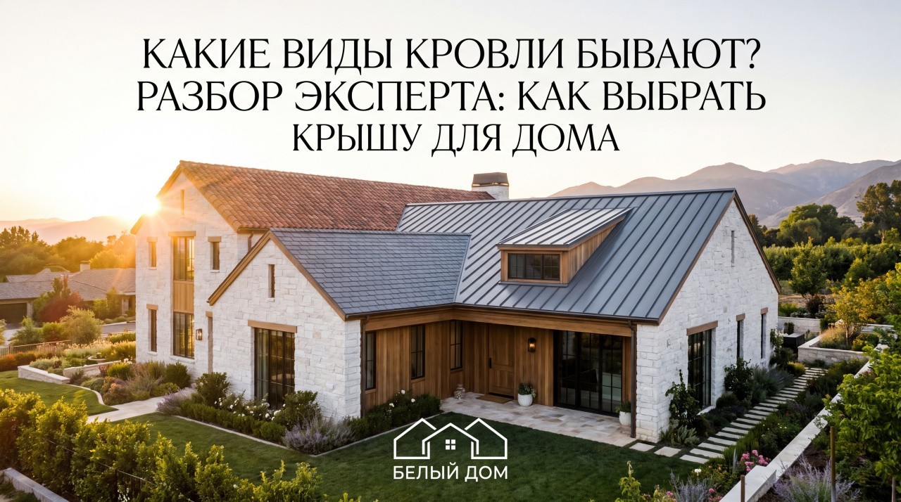 Какие виды кровли бывают? Разбор эксперта.