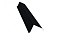 Планка торцевая 80х100 0,5 Satin Мatt RAL 9005 черный
