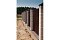 Колпак на столб под фонарь 390х390мм 0,5 Quarzit lite с пленкой RR 32 темно-коричневый
