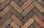 Клинкерная тротуарная брусчатка Penter Varoton mix wasserstrich tumbled, 200*65*65 мм